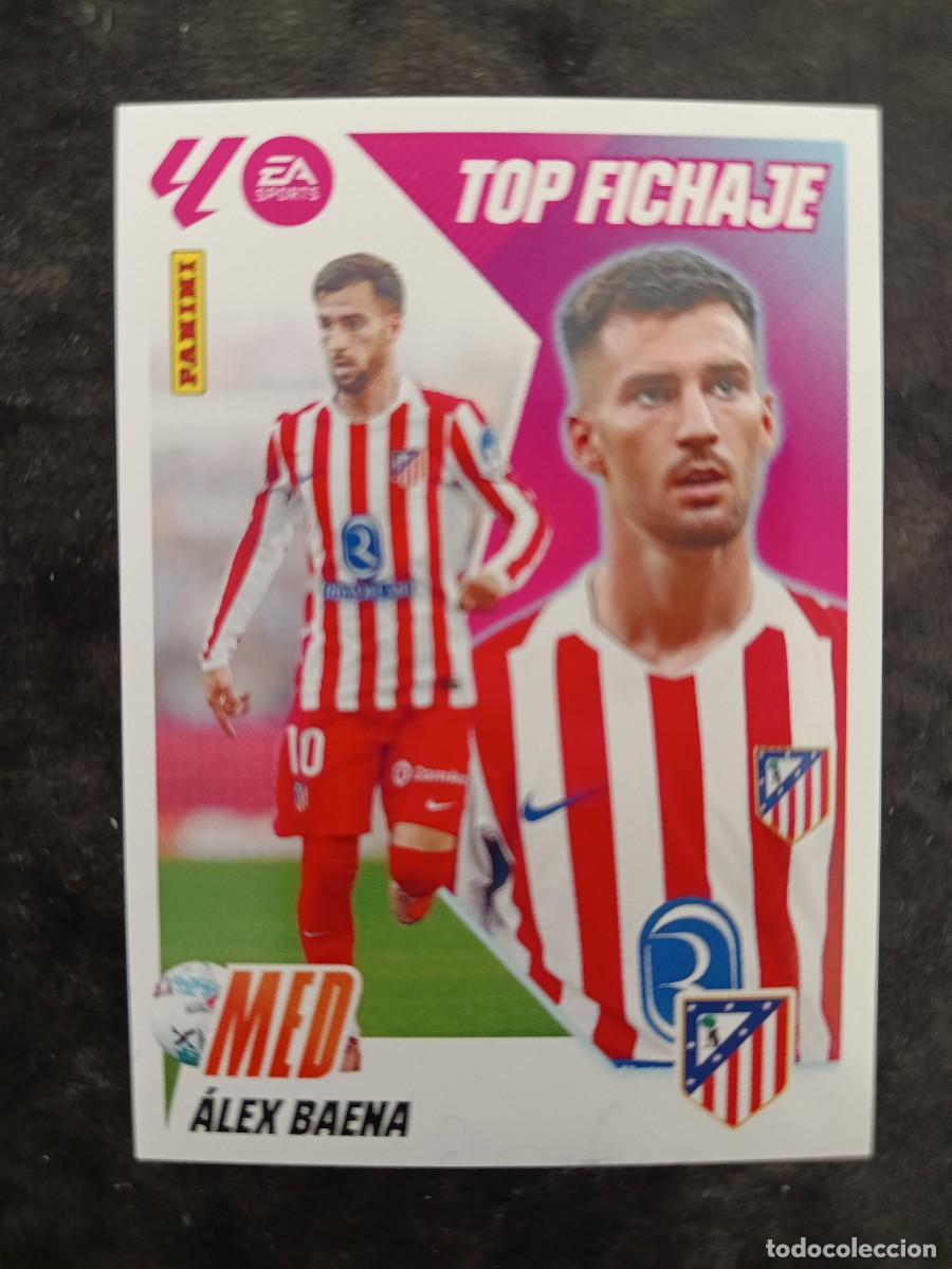 Cromos de f&uacute;tbol: LIGA ESTE 2025-26. #67 &Aacute;LEX BAENA &rdquo;TOP FICHAJE&rdquo;. AT.MADRID