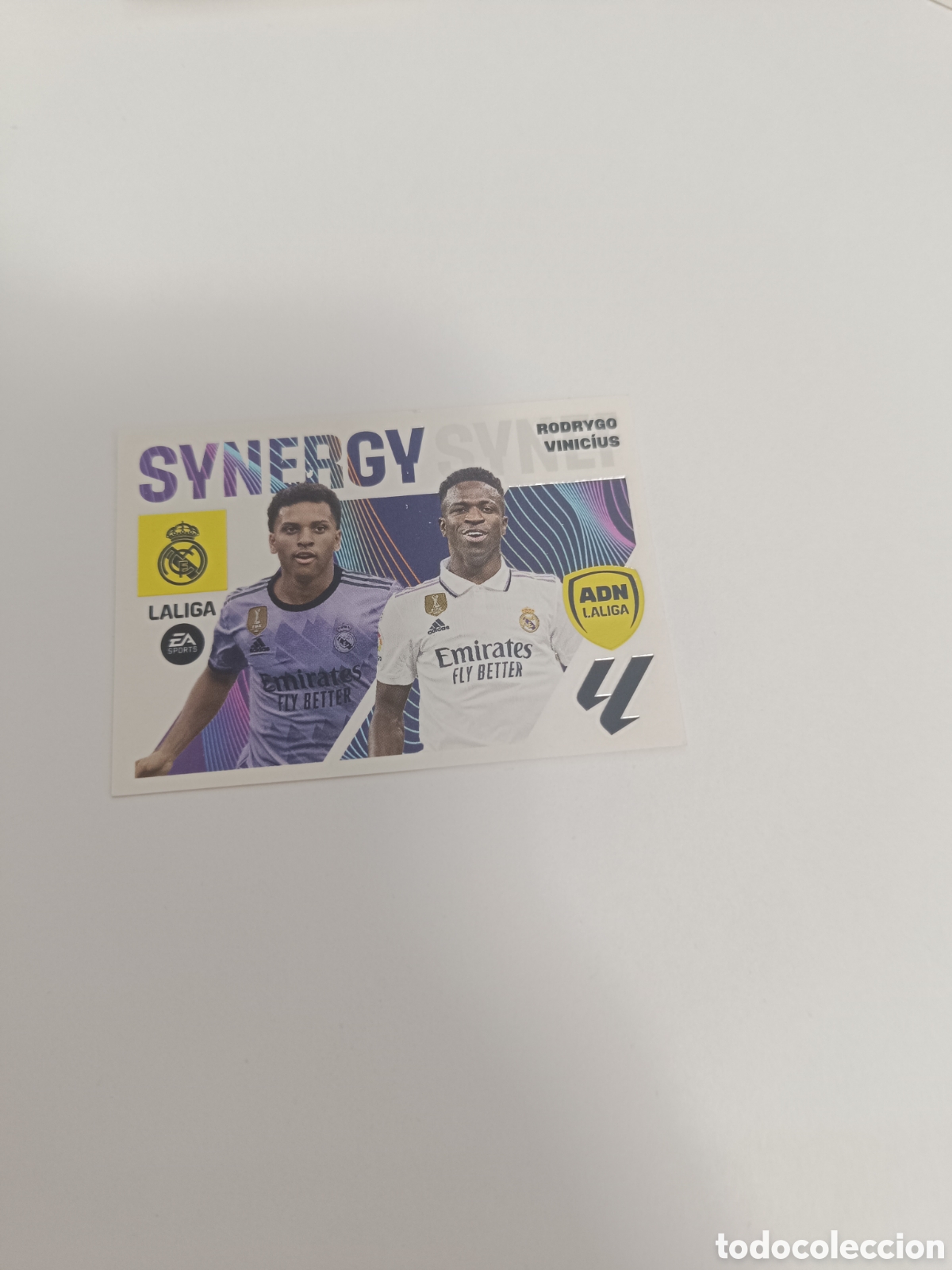 Cromos de f&uacute;tbol: Panini liga este 23-24 synergy 20 real Madrid rodrygo vinicius
