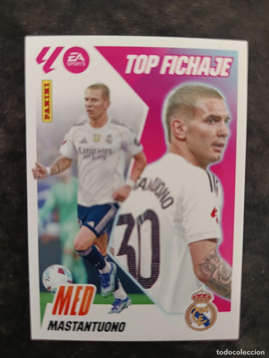 Cromos de f&uacute;tbol: LIGA ESTE 2025-26. #68 MASTANTUONO &rdquo;TOP FICHAJE&rdquo;. R.MADRID