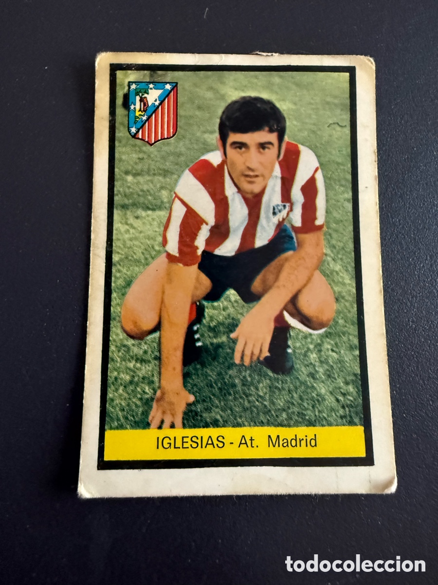 Cromos de f&uacute;tbol: FHER 72-73. IGLESIAS ( Atl&eacute;tico). Recuperado