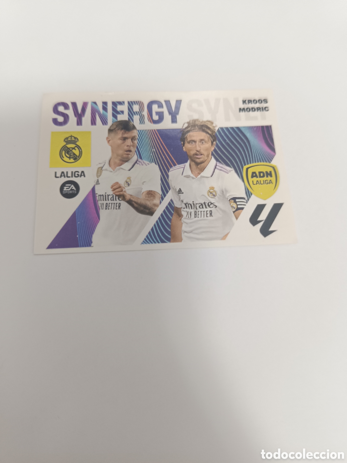 Cromos de f&uacute;tbol: Panini liga este 23-24 synergy kroos Modric 11 real Madrid