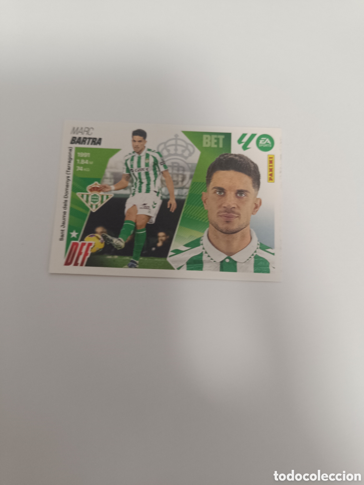Cromos de f&uacute;tbol: Panini liga este 25-26 barta 6 betis