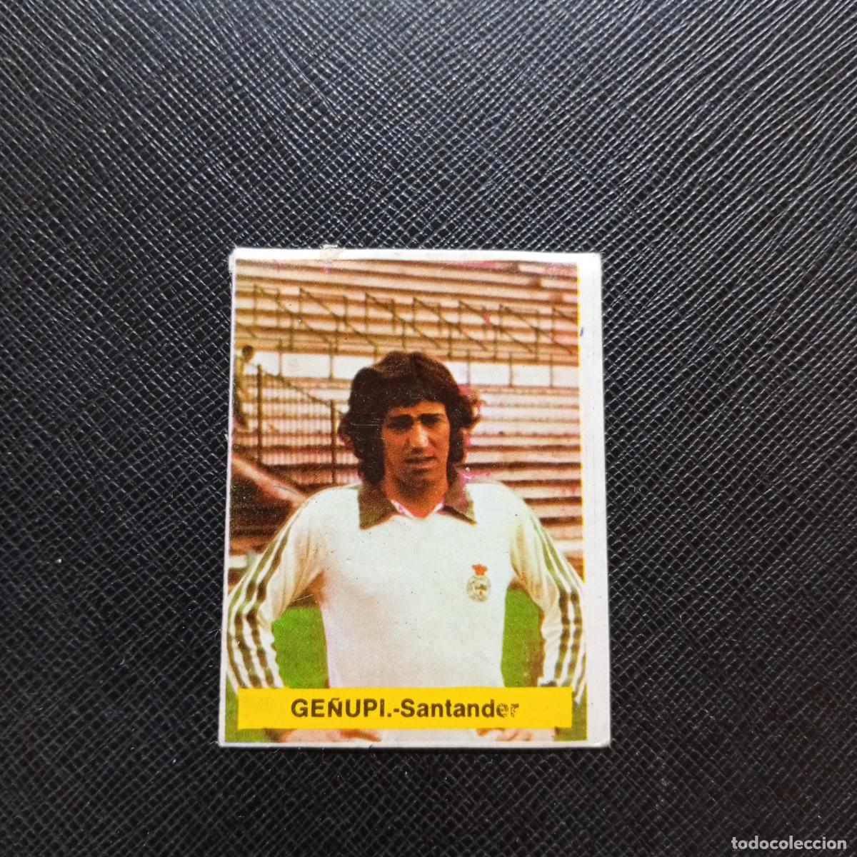 Cromos de f&uacute;tbol: GE&Ntilde;UPI RACING SANTANDER FINI 1975 1976 CROMO FUTBOL LIGA 75 76 - DESPEGADO - A124 PG64