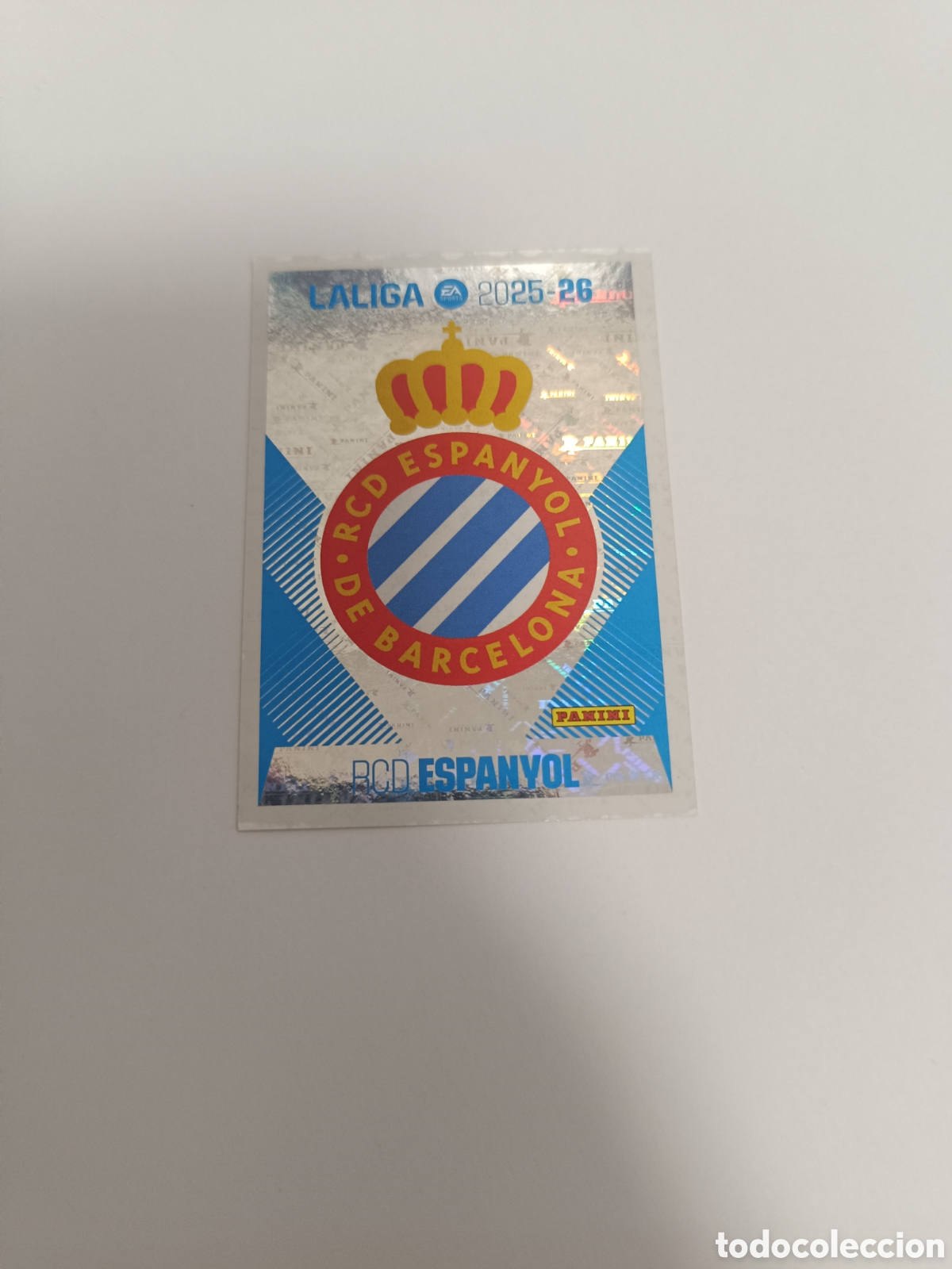 Cromos de f&uacute;tbol: Panini liga este 25-26 1 Espanyol escudo