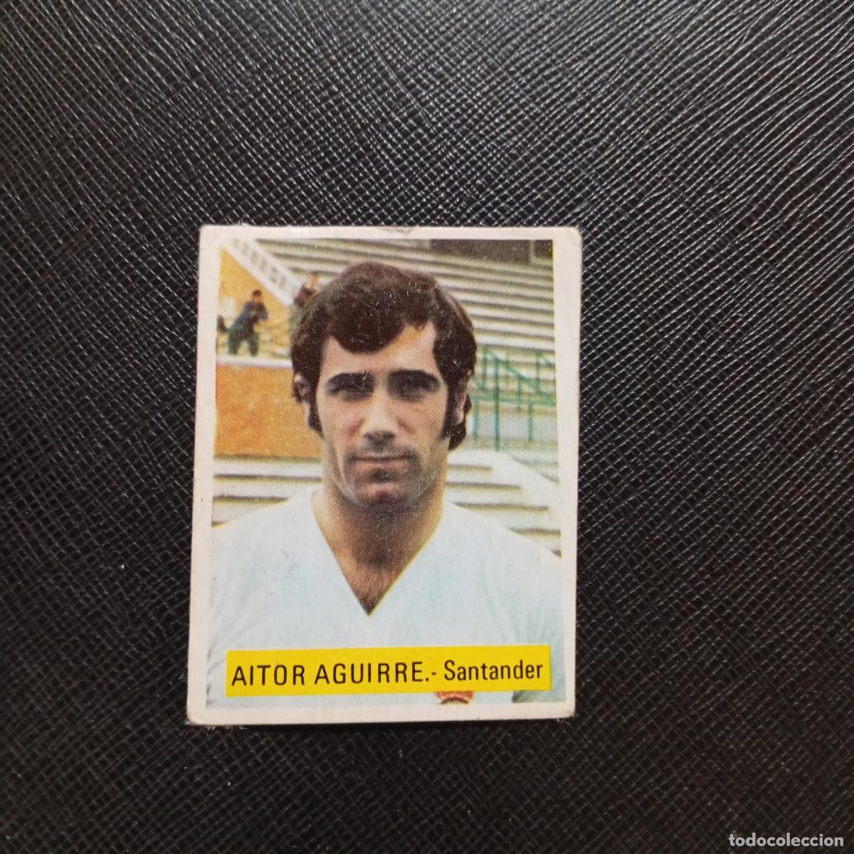 Cromos de f&uacute;tbol: AITOR AGUIRRE RACING SANTANDER FINI 1975 1976 CROMO FUTBOL LIGA 75 76 - DESPEGADO - A124 PG73