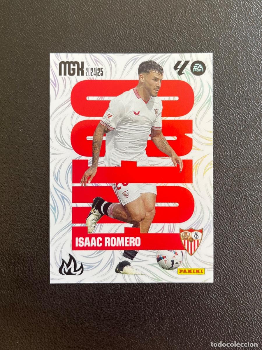 Figurine di Calcio: 381 ISAAC ROMER FUEGO SEVILLA FC MGK MEGACRACKS 24 25 PANINI CROMO LA LIGA EA SPORTS 2024 2025