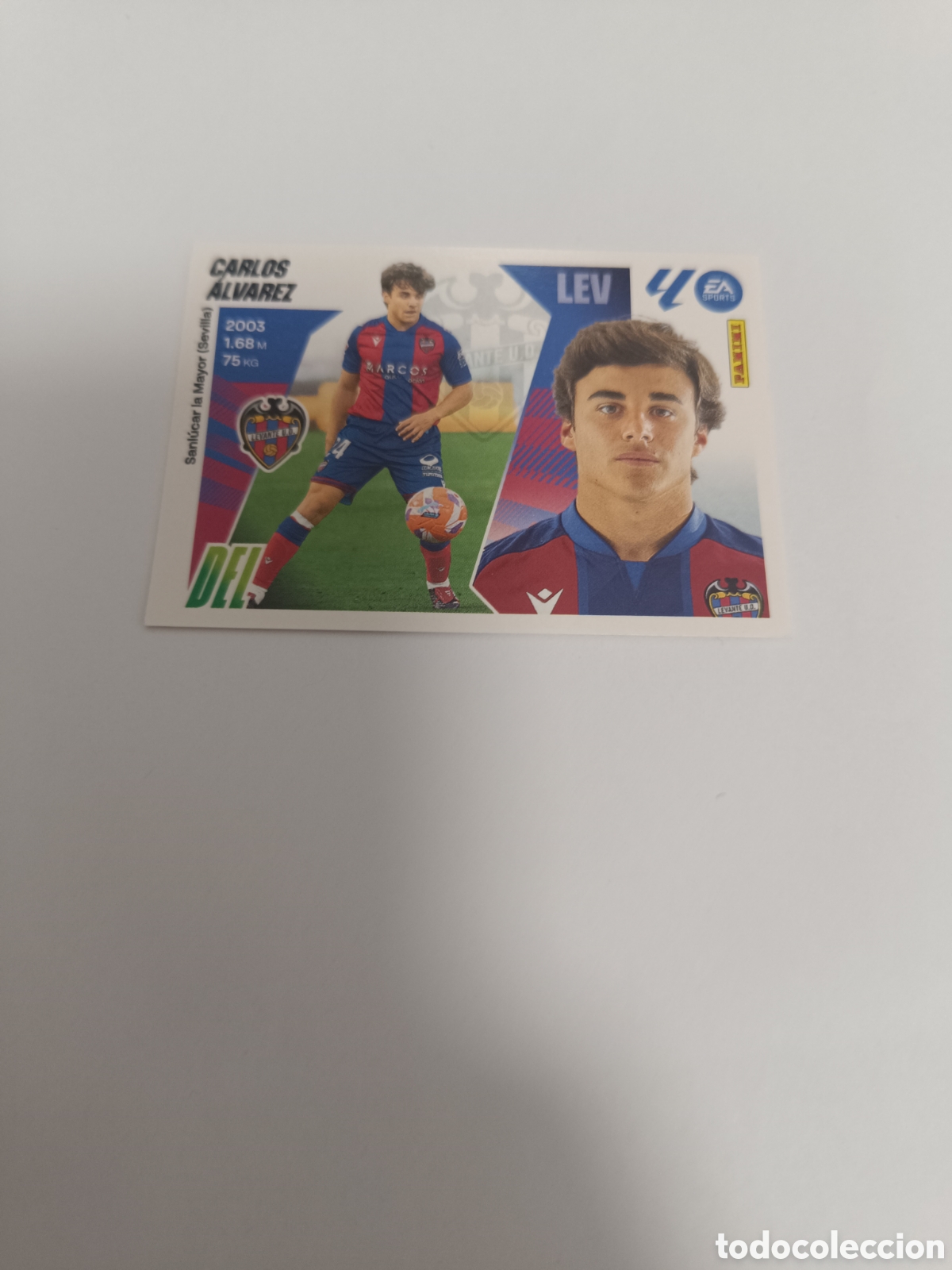 Cromos de f&uacute;tbol: Panini liga este 25-26 Carlos &Aacute;lvarez levante 16
