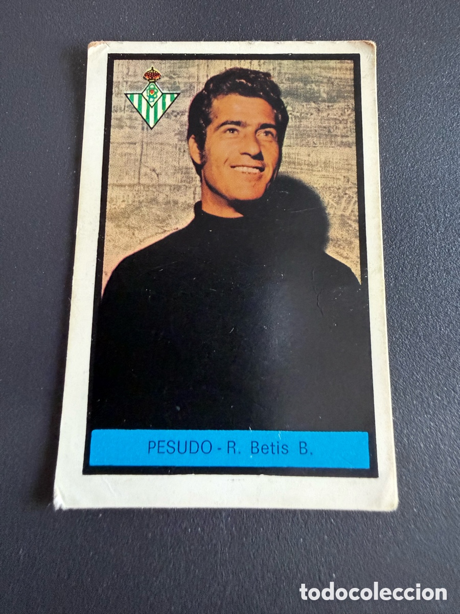 Cromos de f&uacute;tbol: FHER 72-73. PESUDO ( Real Betis). Recuperado