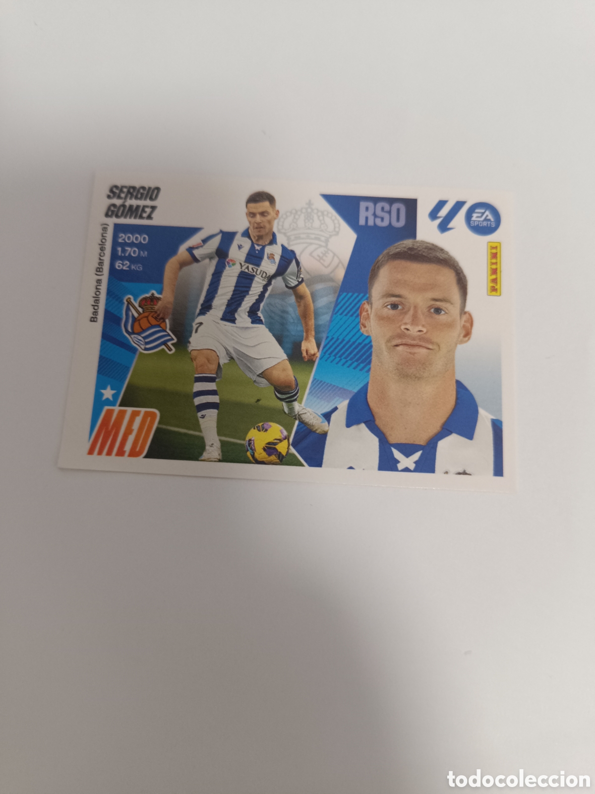 Cromos de f&uacute;tbol: Panini liga este 25-26 Sergio G&oacute;mez real sociedad 13