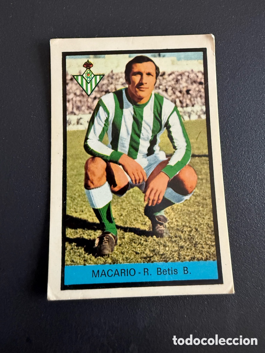 Cromos de f&uacute;tbol: FHER 72-73. MACARIO ( Real Betis). Nunca Pegado