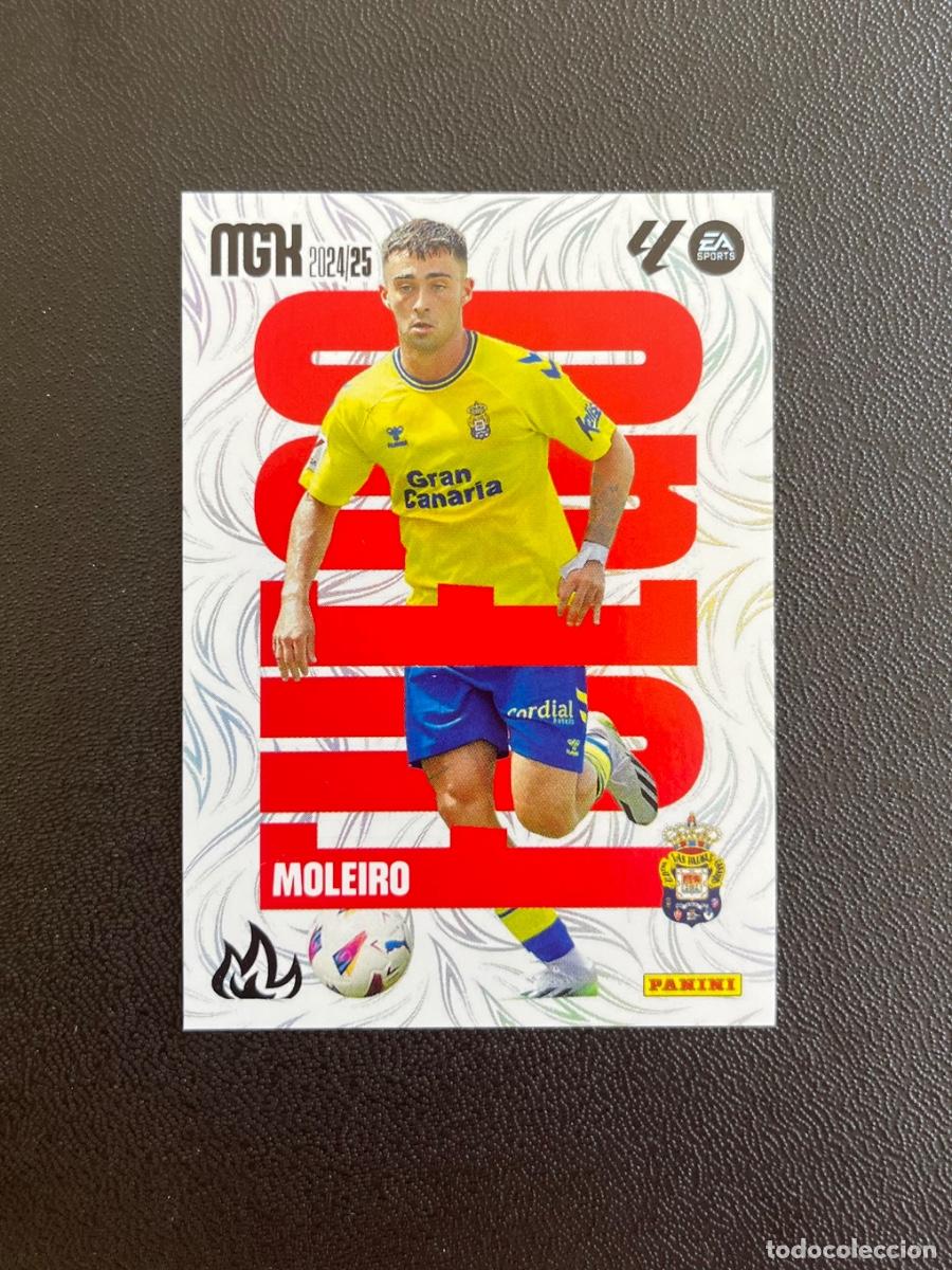Cromos de f&uacute;tbol: 384 MOLEIRO FUEGO UD LAS PALMAS MGK MEGACRACKS 24 25 PANINI CROMO LA LIGA 2024 2025