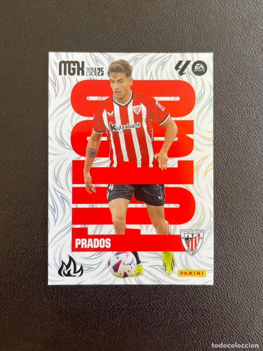 Cromos de f&uacute;tbol: 386 BE&Ntilde;AT PRADOS FUEGO ATHLETIC CLUB BILBAO MGK MEGACRACKS 24 25 PANINI CROMO LA LIGA 2024 2025