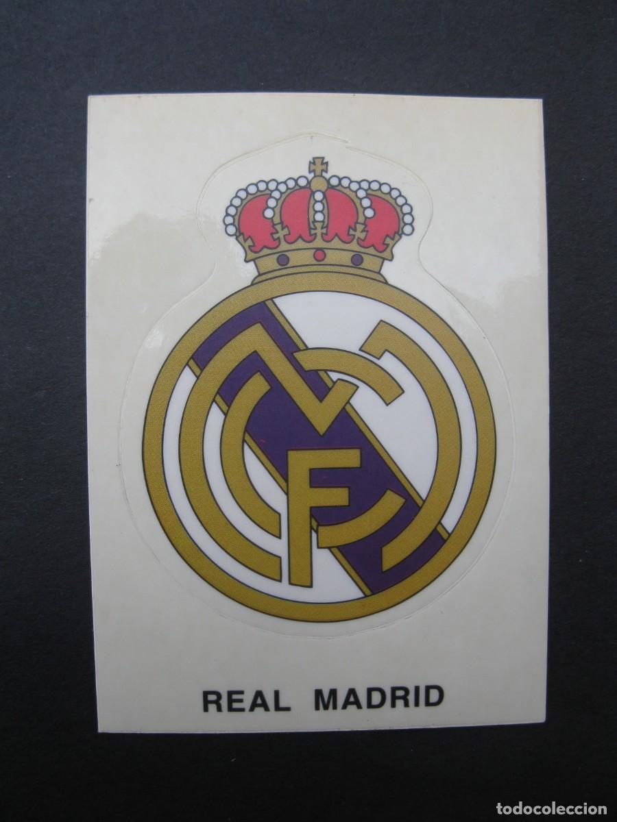 Cromos de f&uacute;tbol: ESCUDO DEL REAL MADRID - N&ordm; 181 - CAMPEONATO DE LIGA 94-95 - PANINI - NUNCA PEGADO.