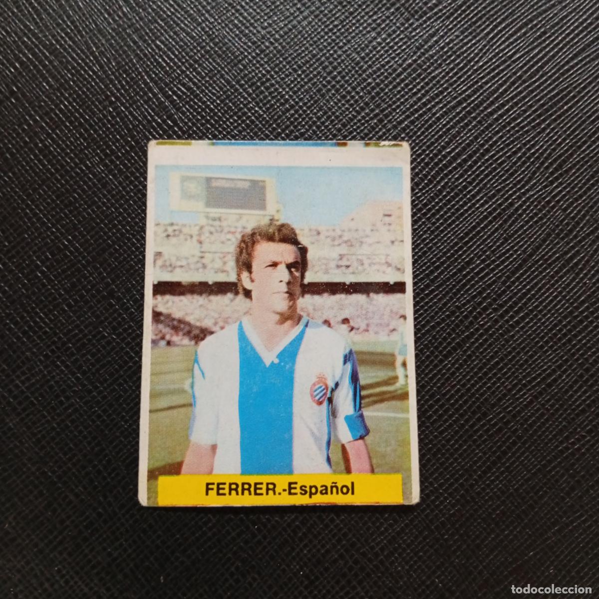 Cromos de f&uacute;tbol: FERRER ESPA&Ntilde;OL FINI 1975 1976 CROMO FUTBOL LIGA 75 76 - DESPEGADO - A124 PG118