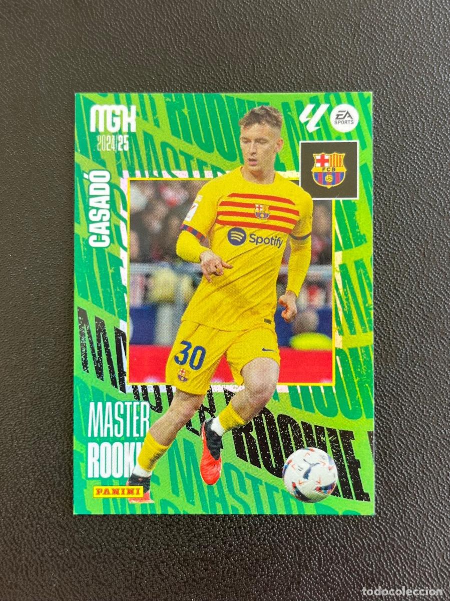 Cromos de f&uacute;tbol: 409 MARC CASAD&Oacute; MASTER ROOKIE FC BARCELONA BAR&Ccedil;A MGK MEGACRACKS 24 25 PANINI CROMO LA LIGA 2024 2025