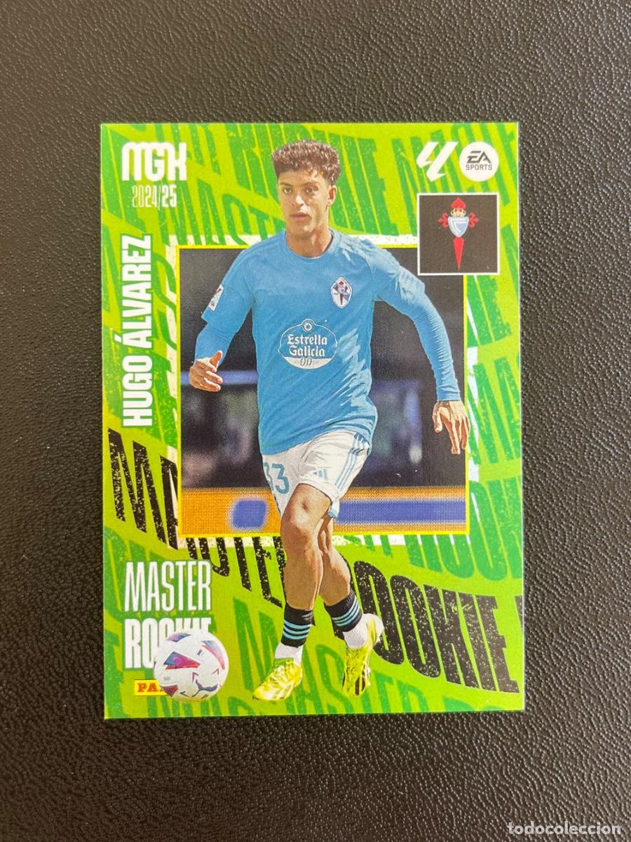 Cromos de f&uacute;tbol: 414 HUGO &Aacute;LVAREZ MASTER ROOKIE RC CELTA DE VIGO MGK MEGACRACKS 24 25 PANINI CROMO LA LIGA 2024 2025