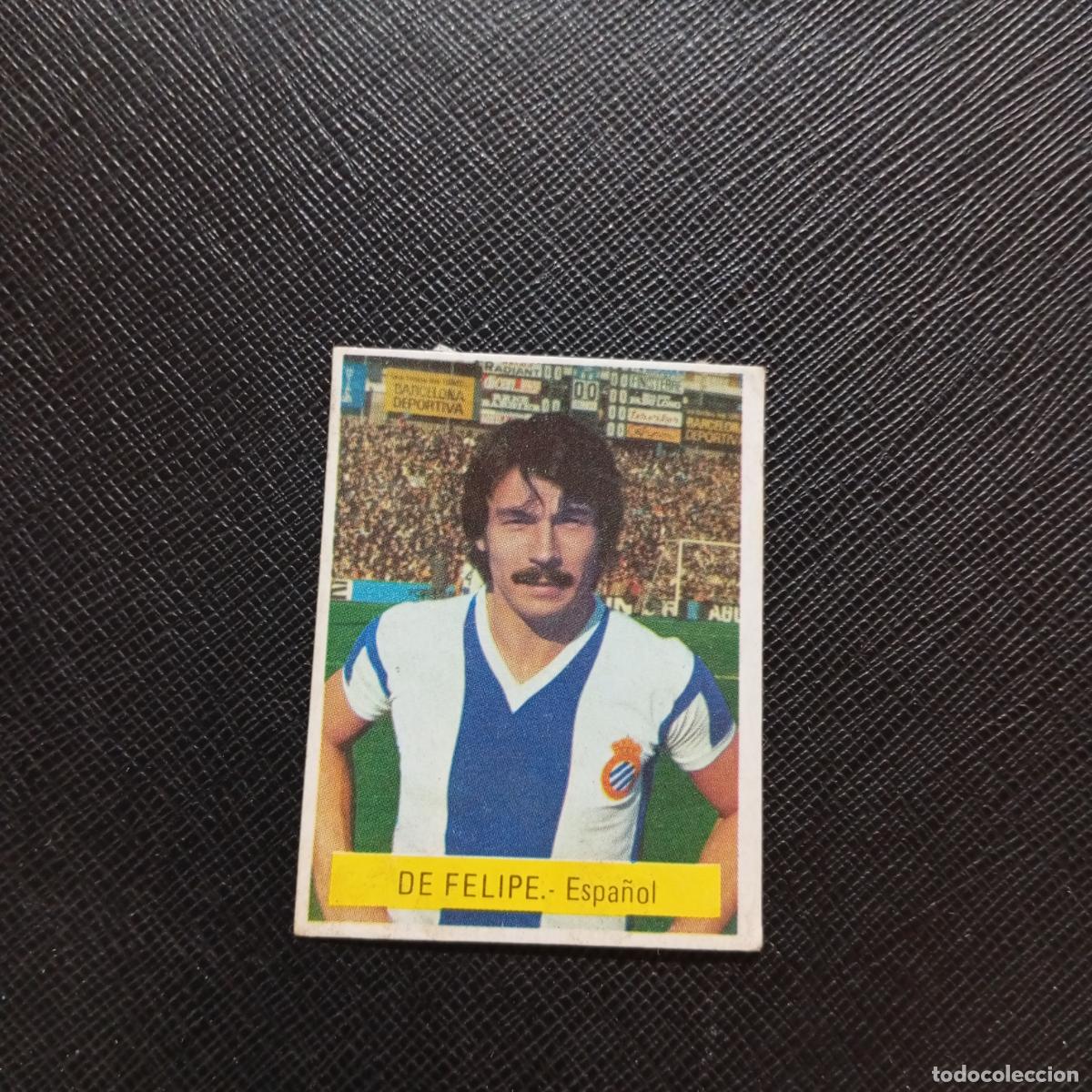 Cromos de f&uacute;tbol: DE FELIPE ESPA&Ntilde;OL FINI 1975 1976 CROMO FUTBOL LIGA 75 76 - DESPEGADO - A124 PG118