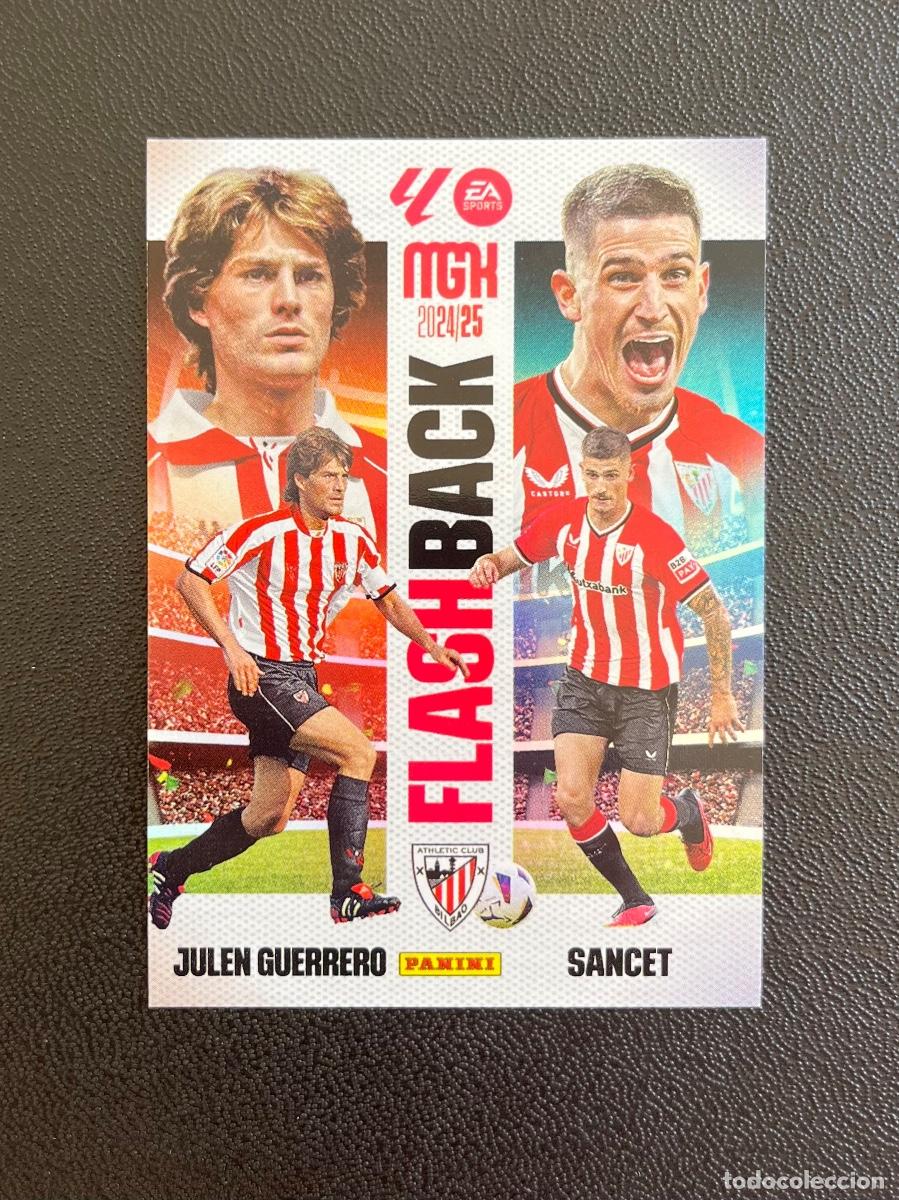 Cromos de f&uacute;tbol: 428 JULEN GUERRERO SANCET FLASHBACK ATHLETIC MGK MEGACRACKS 24 25 PANINI CROMO LA LIGA 2024 2025