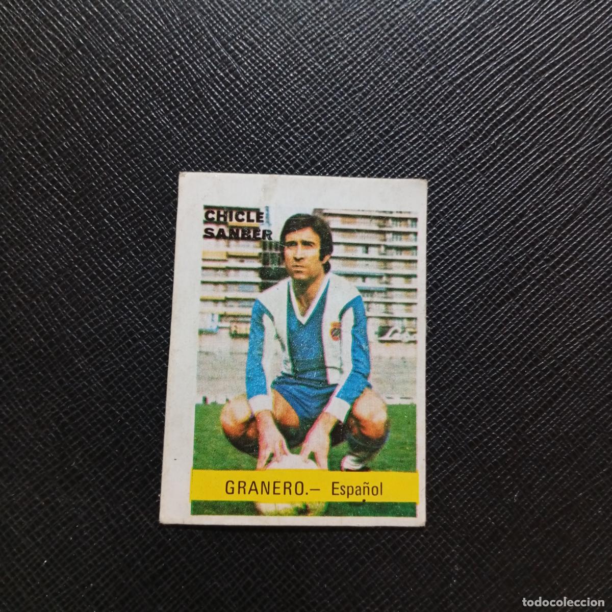 Cromos de f&uacute;tbol: GRANERO CHICLE SANBER ESPA&Ntilde;OL FINI 1975 1976 CROMO FUTBOL LIGA 75 76 - DESPEGADO - A124 PG118