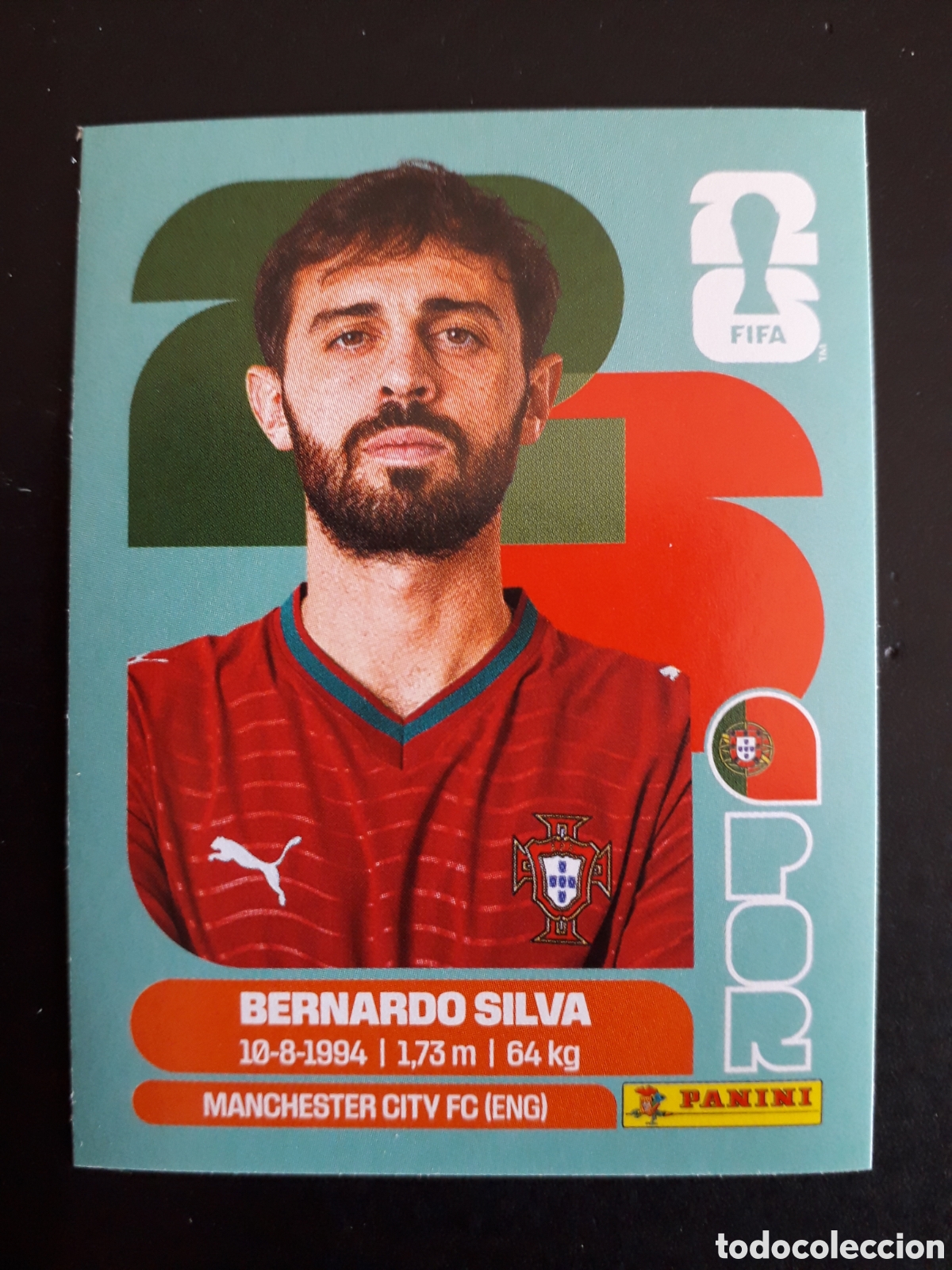 Cromos de f&uacute;tbol: BERNARDO SILVA PORTUGAL POR 9 MUNDIAL F&Uacute;TBOL 2026 FIFA WORLD CUP PANINI SIN PEGAR PEDIDO M&Iacute;NIMO 3&euro;.