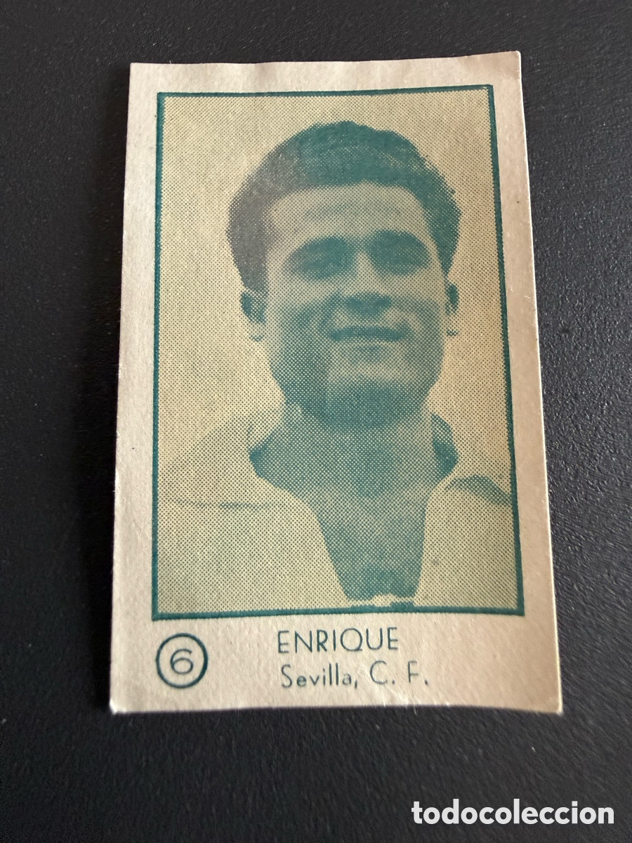 Cromos de f&uacute;tbol: ARGA 54-55. ENRIQUE ( Sevilla). Recuperado
