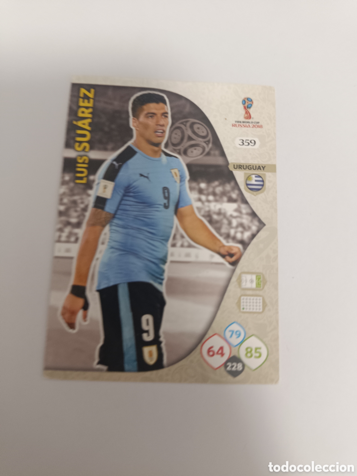 Cromos de f&uacute;tbol: Luis suarez Panini 359 mundial rusia 2018