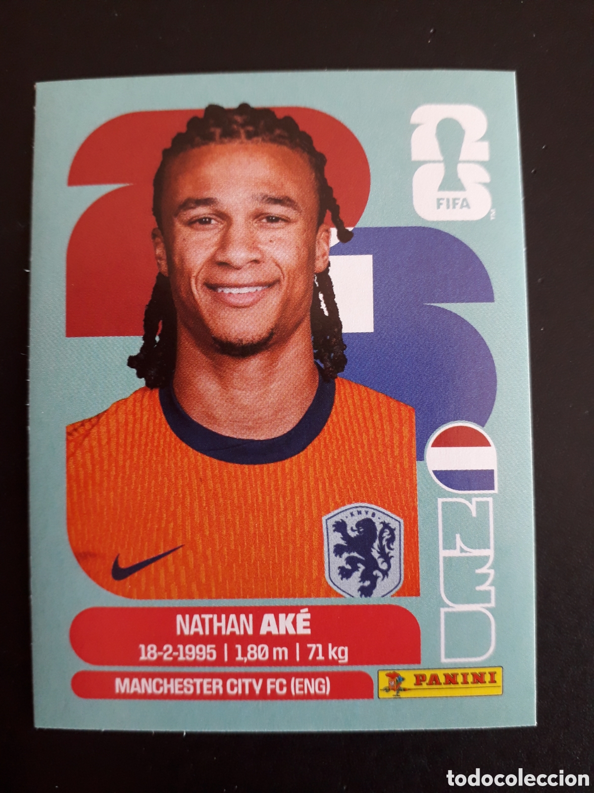 Figurine di Calcio: AK&Eacute; HOLANDA/PA&Iacute;SES BAJOS NED 7 MUNDIAL F&Uacute;TBOL 2026 FIFA WORLD CUP PANINI SIN PEGAR PEDIDO M&Iacute;NIMO 3&euro;.