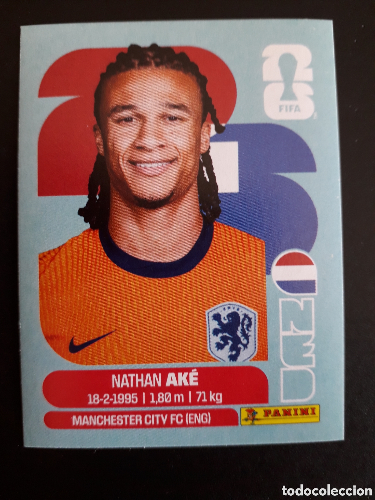 Figurine di Calcio: AK&Eacute; HOLANDA/PA&Iacute;SES BAJOS NED 7 MUNDIAL F&Uacute;TBOL 2026 FIFA WORLD CUP PANINI SIN PEGAR PEDIDO M&Iacute;NIMO 3&euro;.