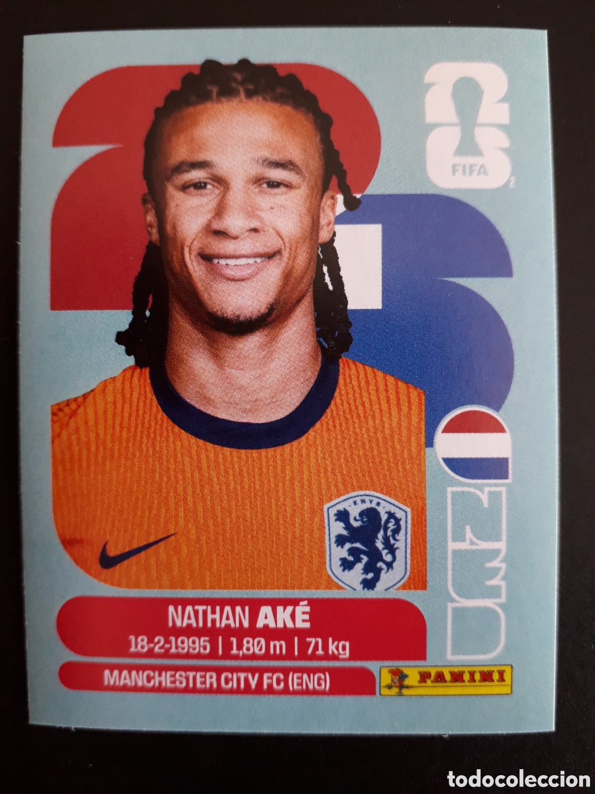 Figurine di Calcio: AK&Eacute; HOLANDA/PA&Iacute;SES BAJOS NED 7 MUNDIAL F&Uacute;TBOL 2026 FIFA WORLD CUP PANINI SIN PEGAR PEDIDO M&Iacute;NIMO 3&euro;.