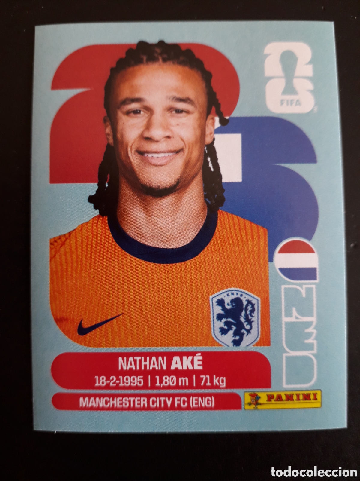 Figurine di Calcio: AK&Eacute; HOLANDA/PA&Iacute;SES BAJOS NED 7 MUNDIAL F&Uacute;TBOL 2026 FIFA WORLD CUP PANINI SIN PEGAR PEDIDO M&Iacute;NIMO 3&euro;.