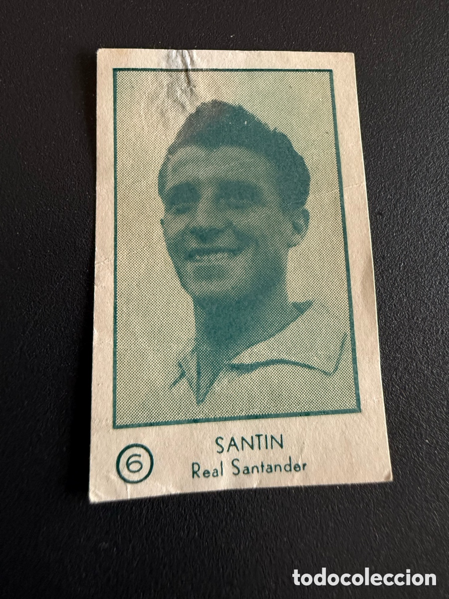 Figurine di Calcio: ARGA 54-55. SANTIN ( Real Santander). Recuperado