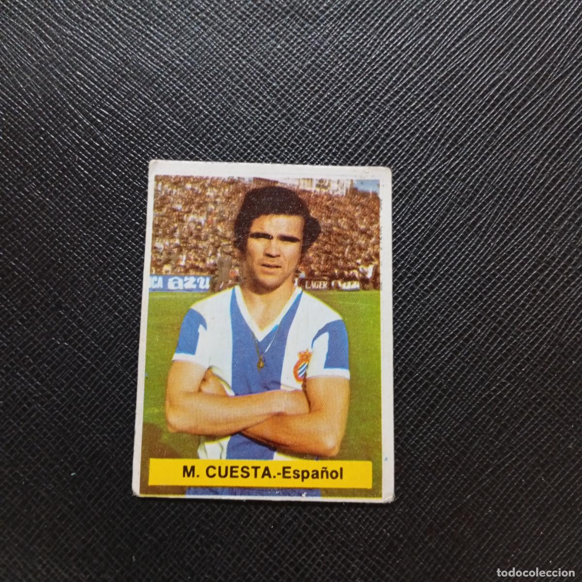 Fu&szlig;ball-Sticker: M CUESTA ESPA&Ntilde;OL FINI 1975 1976 CROMO FUTBOL LIGA 75 76 - DESPEGADO - A124 PG136