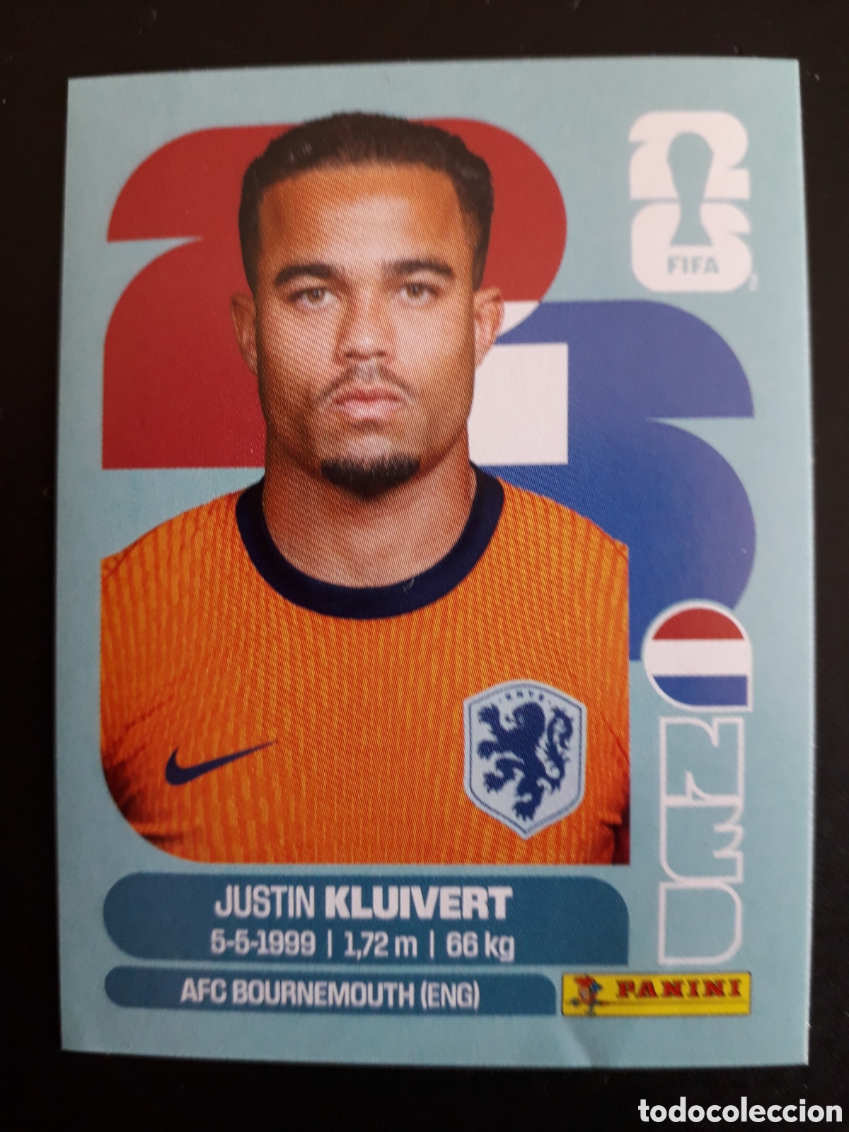 Fu&szlig;ball-Sticker: KLUIVERT HOLANDA/PA&Iacute;SES BAJOS NED 16 MUNDIAL F&Uacute;TBOL 2026 FIFA WORLD CUP PANINI PEDIDO M&Iacute;NIMO 3&euro;