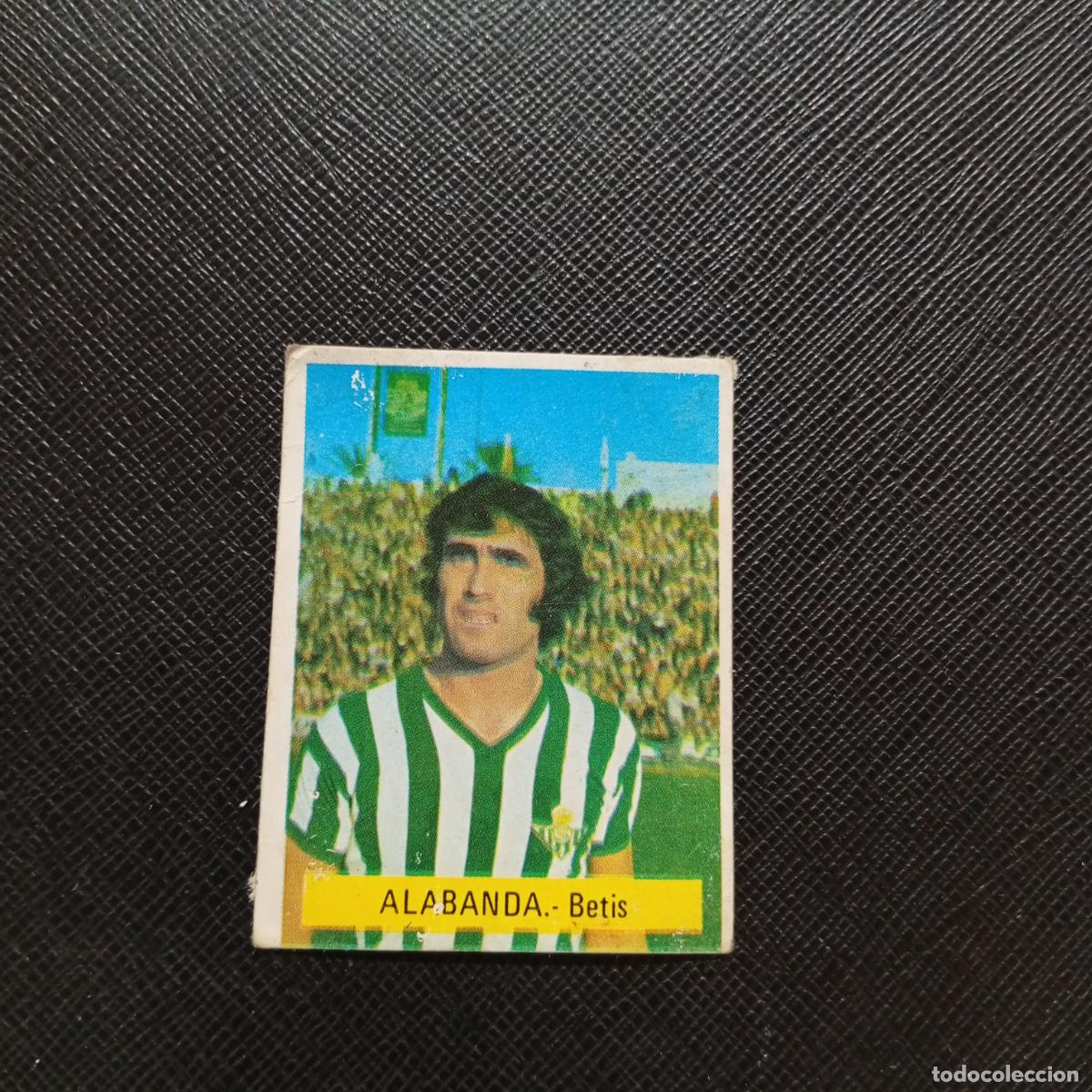 Fu&szlig;ball-Sticker: ALABANDA REAL BETIS FINI 1975 1976 CROMO FUTBOL LIGA 75 76 - DESPEGADO - A124 PG136