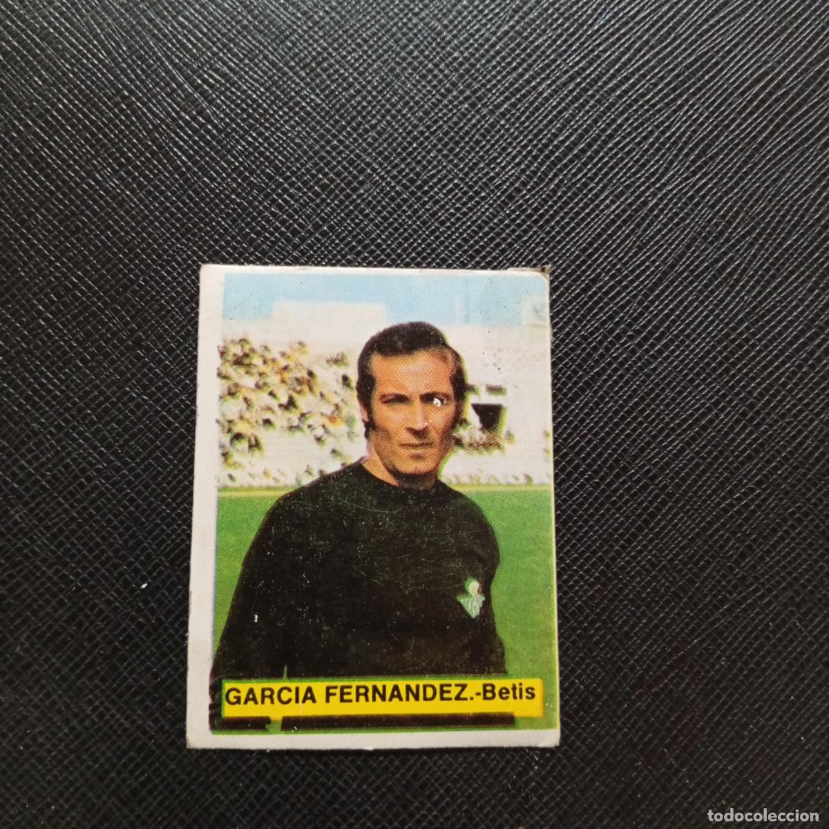Fu&szlig;ball-Sticker: GARCIA FERNANDEZ REAL BETIS FINI 1975 1976 CROMO FUTBOL LIGA 75 76 - DESPEGADO - A124 PG136