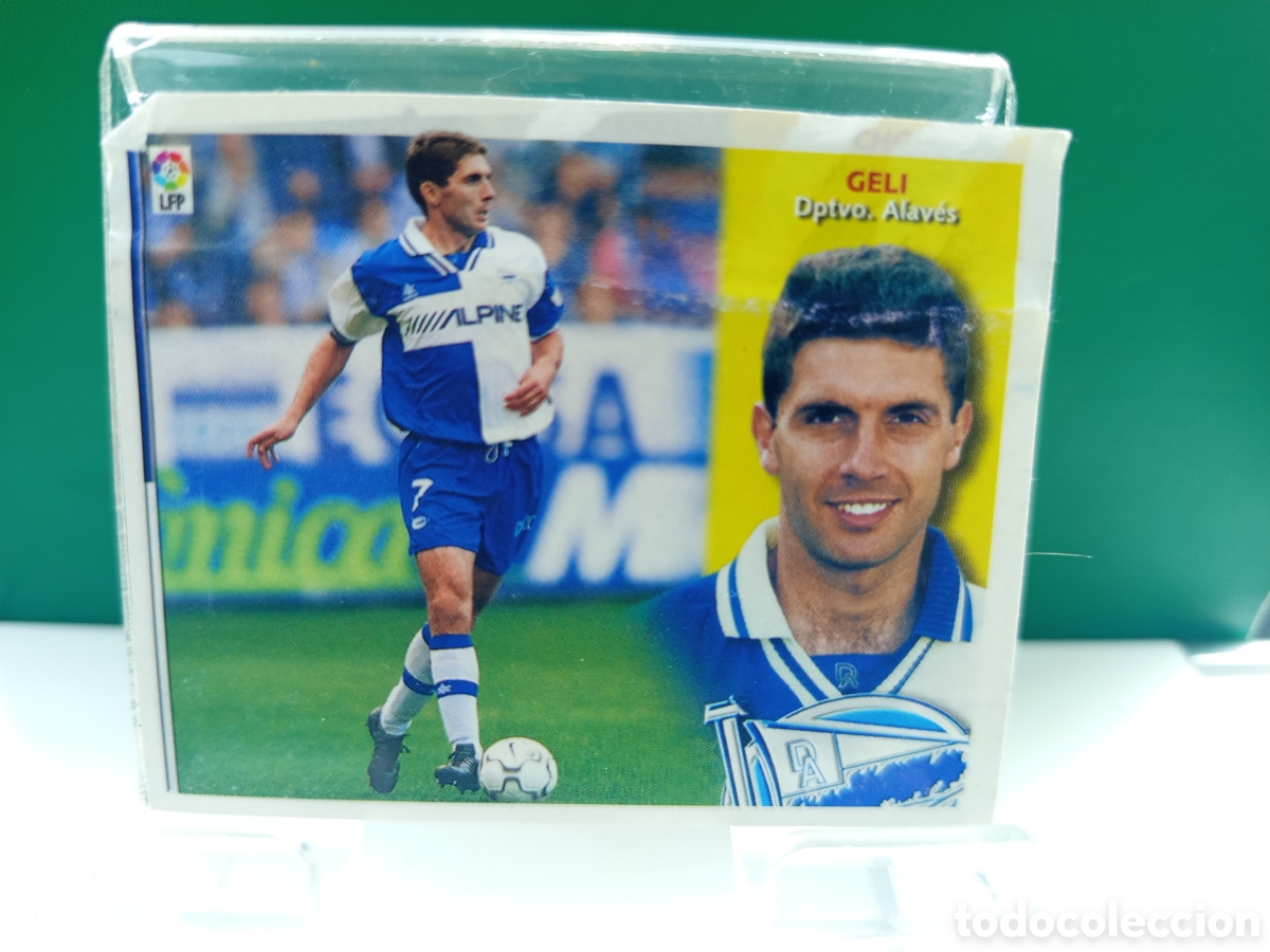 Fu&szlig;ball-Sticker: ❇️ CROMO ⚽ GELI ALAV&Eacute;S LIGA 02 03 2002 2003 ESTE LFP PANINI DESPEGADO EN VENTANILLA ❇️