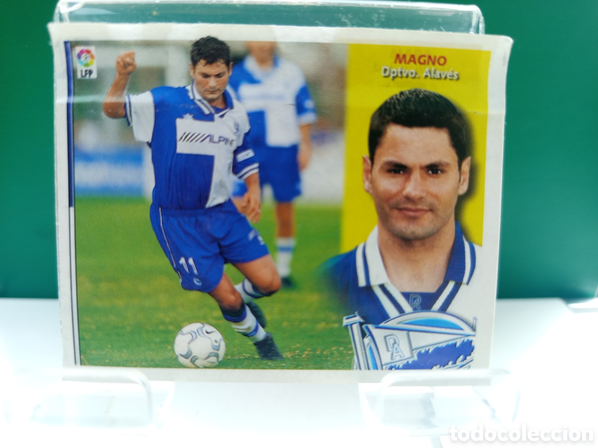 Cartes &agrave; collectionner de Football: ❇️ CROMO ⚽ MAGNO ALAV&Eacute;S LIGA 02 03 2002 2003 ESTE LFP PANINI DESPEGADO EN VENTANILLA ❇️