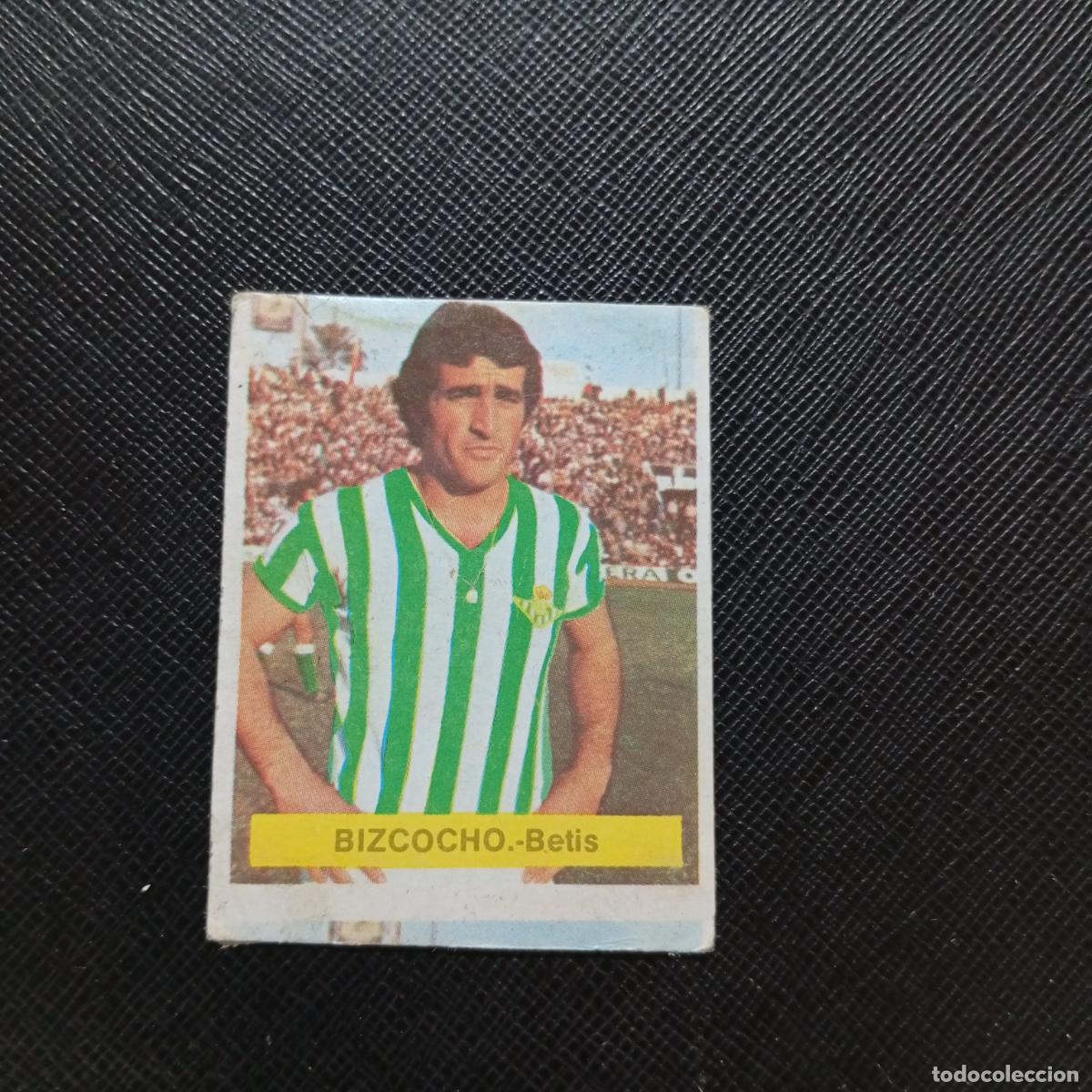 Cromos de f&uacute;tbol: BIZCOCHO REAL BETIS FINI 1975 1976 CROMO FUTBOL LIGA 75 76 - DESPEGADO - A124 PG136