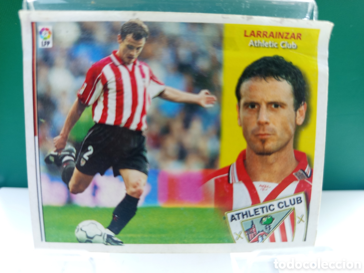Football Stickers: ❇️ CROMO ⚽ LARRAINZAR ATHLETIC DE BILBAO LIGA 02 03 2002 2003 ESTE PANINI DESPEGADO EN VENTANILLA ❇️