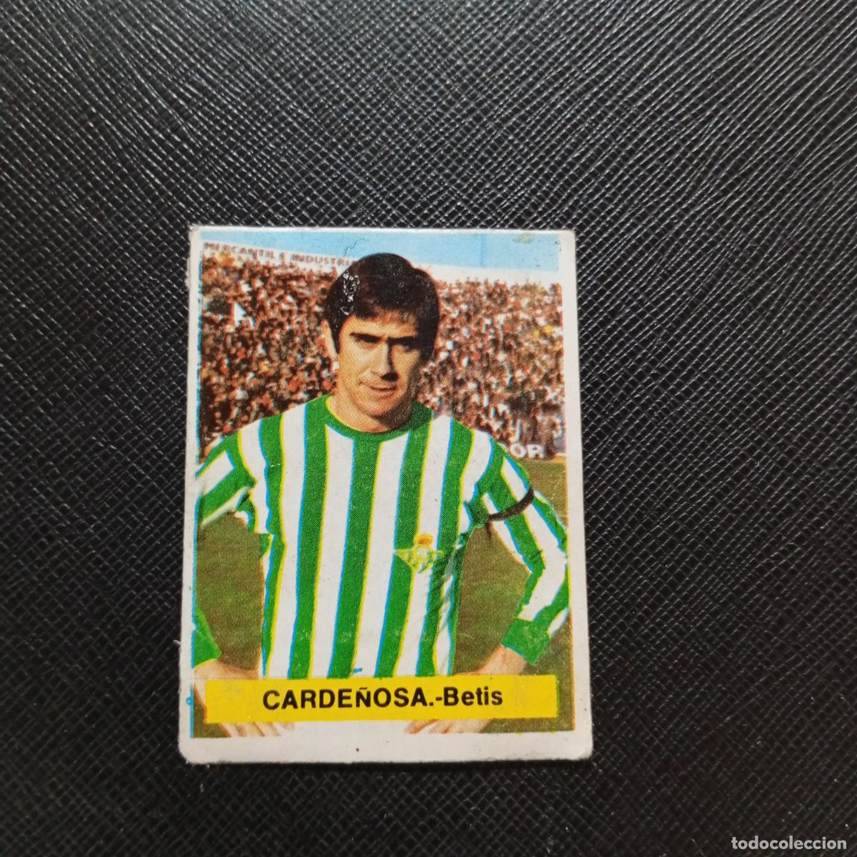 Cromos de f&uacute;tbol: CARDE&Ntilde;OSA REAL BETIS FINI 1975 1976 CROMO FUTBOL LIGA 75 76 - DESPEGADO - A124 PG136