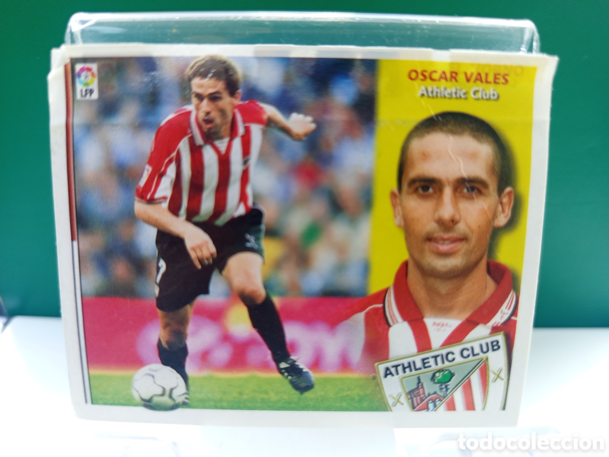 Football Stickers: ❇️ CROMO ⚽ &Oacute;SCAR VALES ATHLETIC DE BILBAO LIGA 02 03 2002 2003 ESTE PANINI DESPEGADO VENTANILLA ❇️