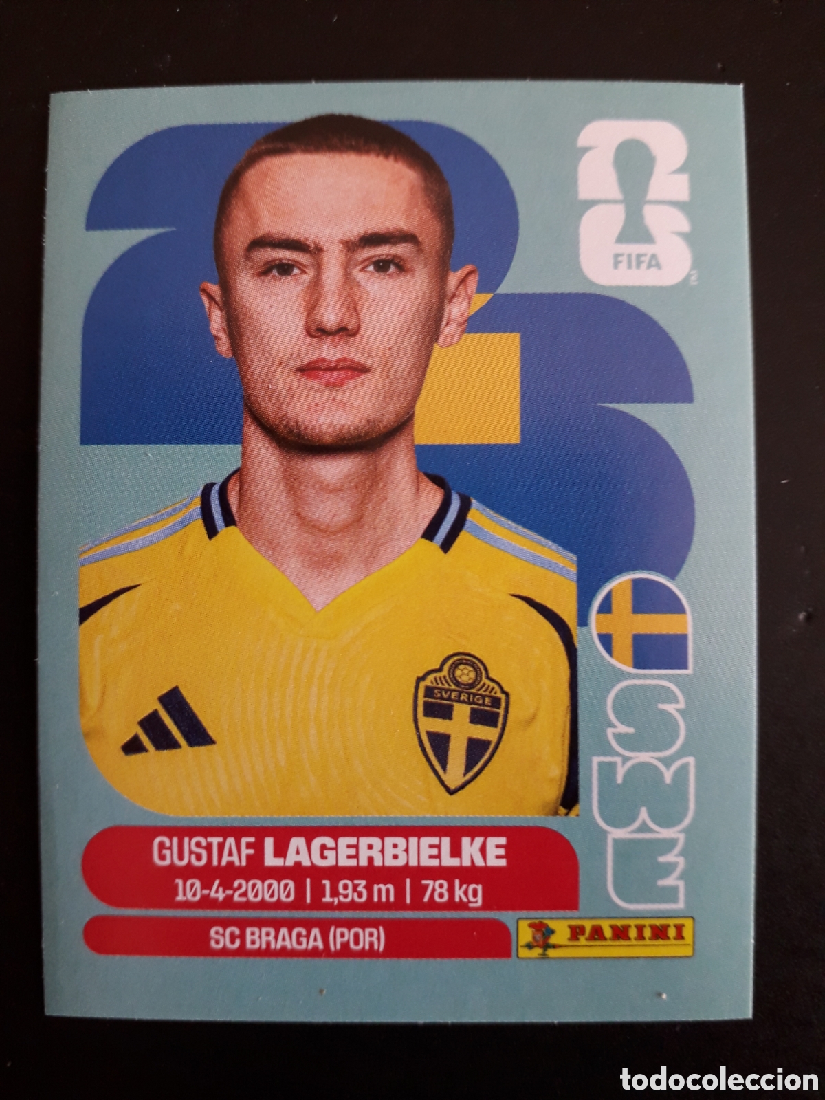 Football Stickers: LAGERBIELKE SUECIA SWE 7 MUNDIAL F&Uacute;TBOL 2026 FIFA WORLD CUP PANINI SIN PEGAR PEDIDO M&Iacute;NIMO 3&euro;