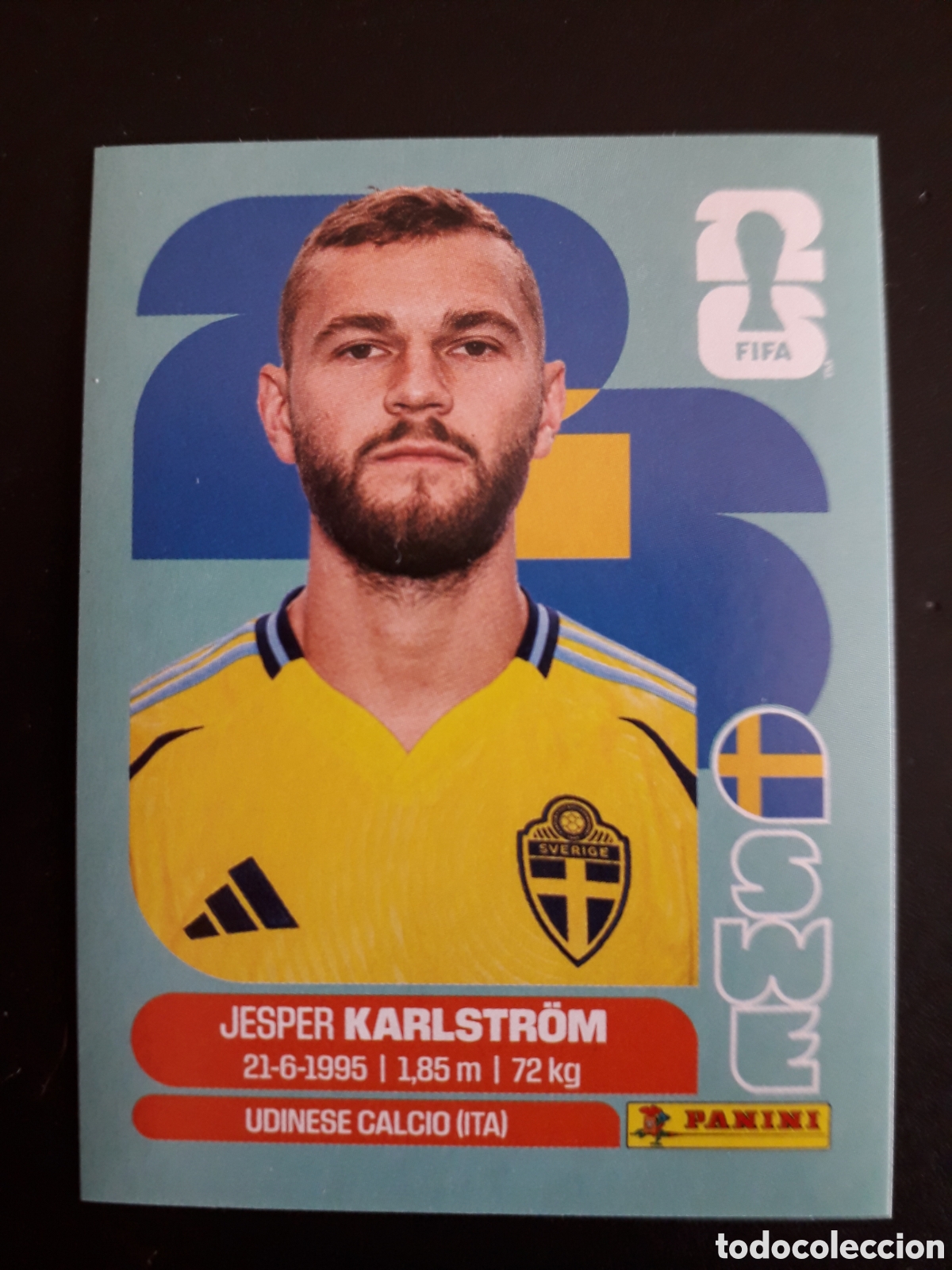 Fu&szlig;ball-Sticker: KARLSTR&Ouml;M SUECIA SWE 10 MUNDIAL F&Uacute;TBOL 2026 FIFA WORLD CUP PANINI SIN PEGAR PEDIDO M&Iacute;NIMO 3&euro;