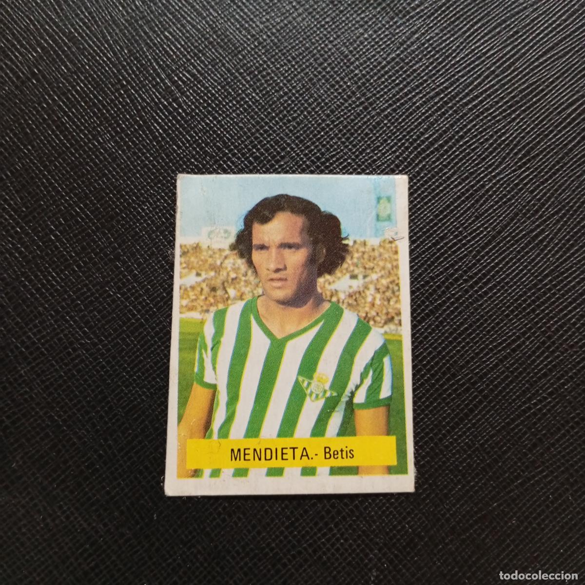 Fu&szlig;ball-Sticker: MENDIETA REAL BETIS FINI 1975 1976 CROMO FUTBOL LIGA 75 76 - DESPEGADO - A124 PG145
