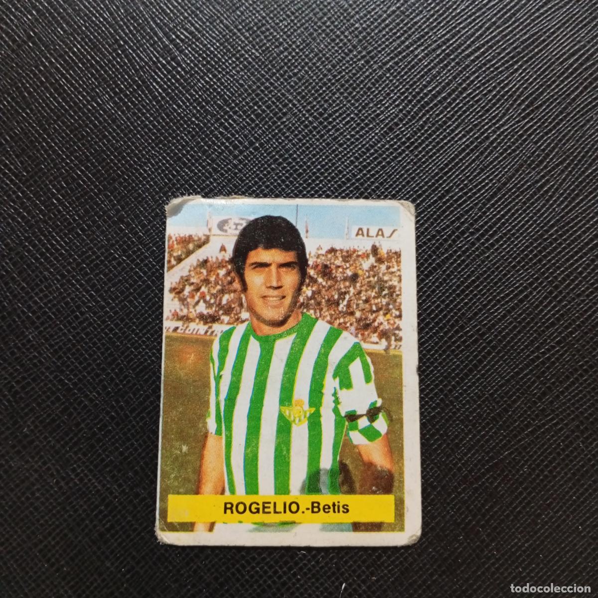 Fu&szlig;ball-Sticker: ROGELIO REAL BETIS FINI 1975 1976 CROMO FUTBOL LIGA 75 76 - DESPEGADO - A124 PG145
