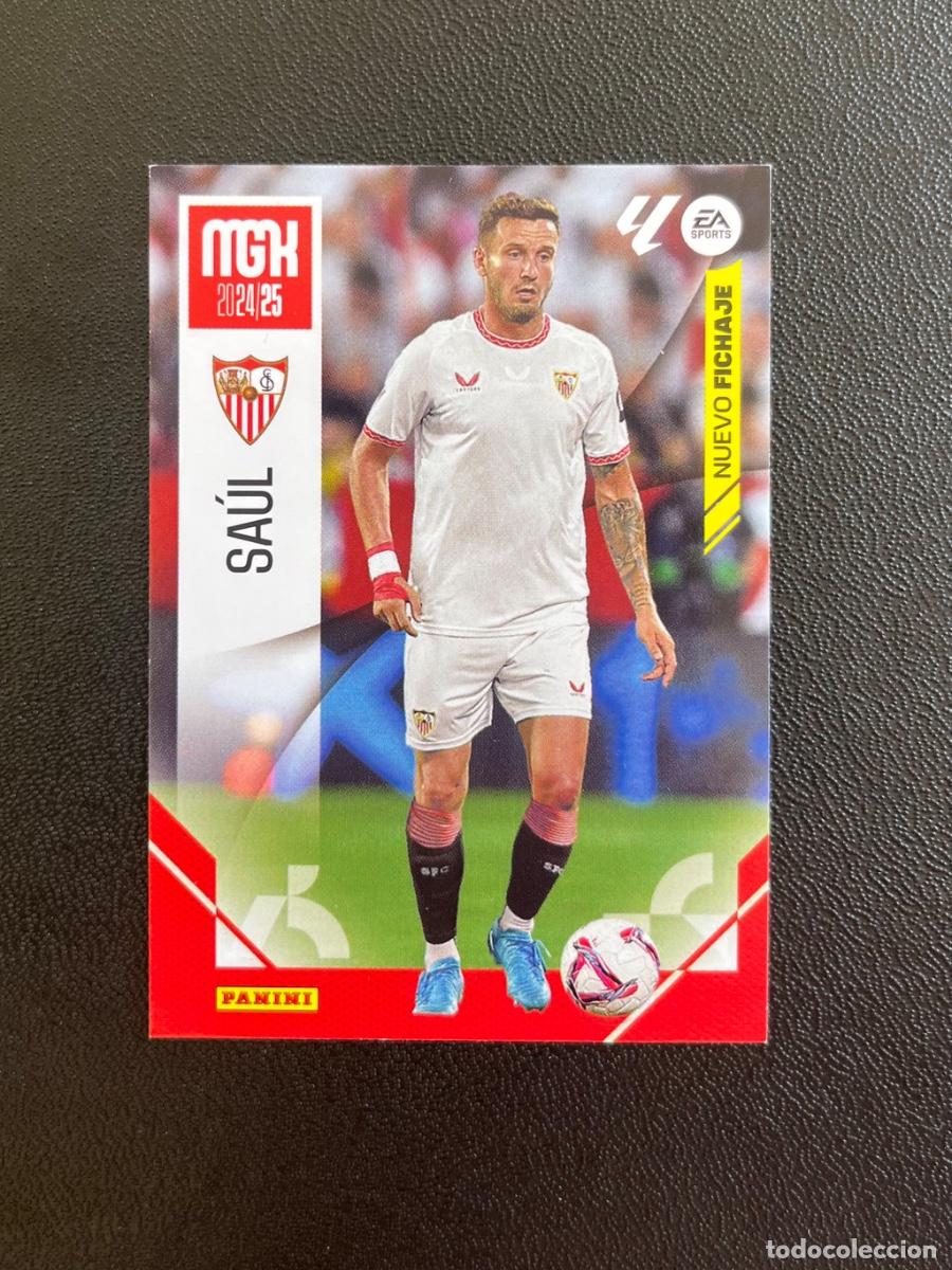 Cartes &agrave; collectionner de Football: 436 SA&Uacute;L &Ntilde;&Iacute;GUEZ NUEVO FICHAJE SEVILLA FC MGK MEGACRACKS 24 25 PANINI CROMO LA LIGA 2024 2025