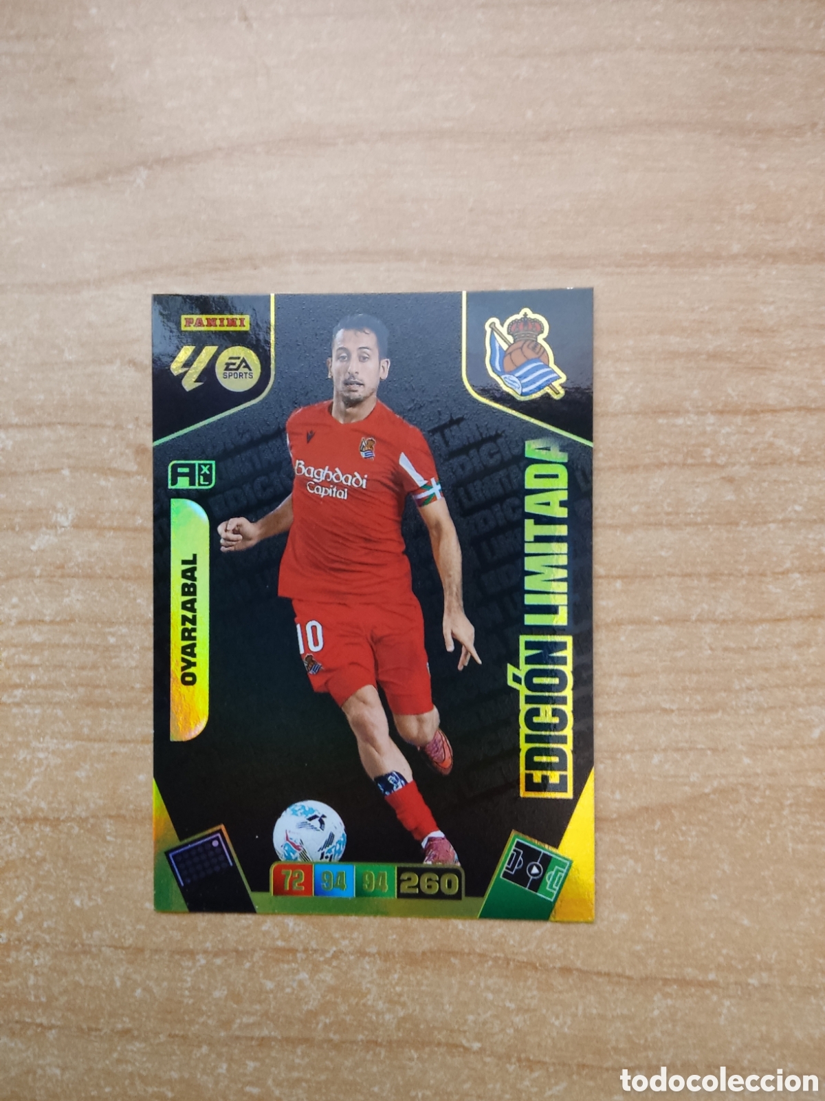 Cartes &agrave; collectionner de Football: OYARZABAL EDICION LIMITADA REAL SOCIEDAD ADRENALYN XL LIGA 2025 2026