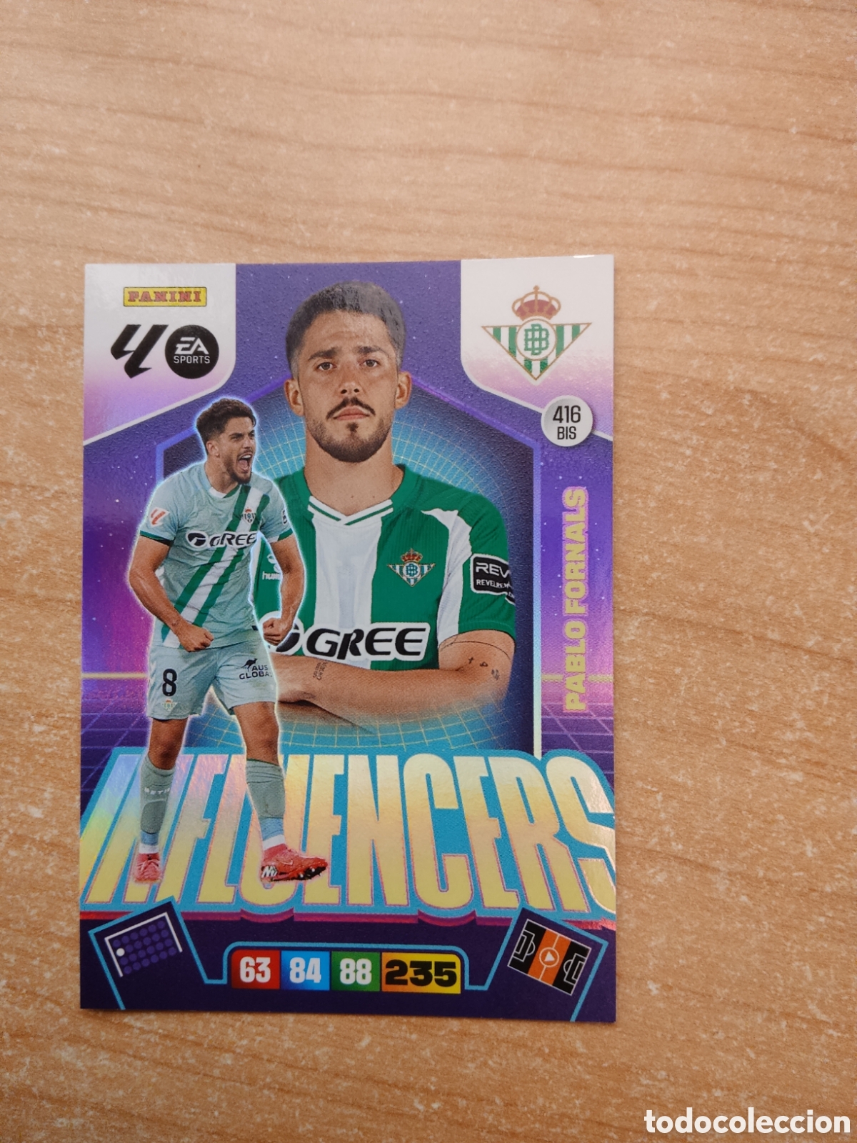 Cromos de Futebol: 416 BIS PABLO FORNALS REAL BETIS ADRENALYN XL LIGA 2025 2026