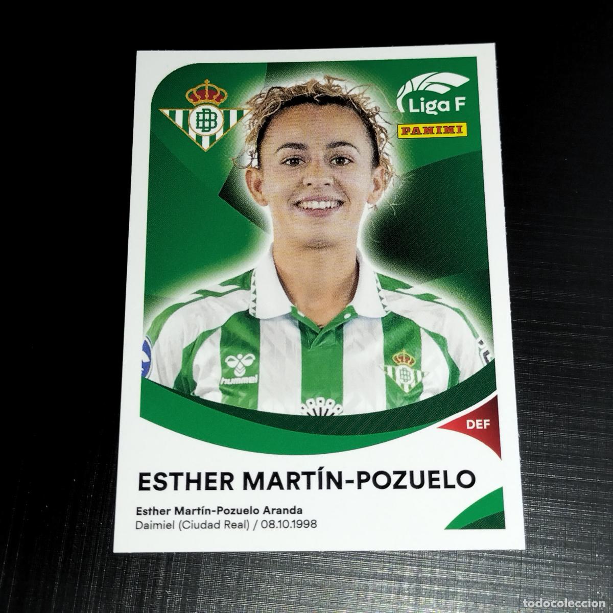 Cartes &agrave; collectionner de Football: 71 ESTHER MARTIN-POZUELO BETIS F&Eacute;MINAS CROMOS LIGA F FEMENINA PANINI 2024 2025 24 25