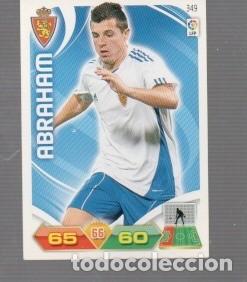 Cartes &agrave; collectionner de Football: CROMO DE XL ADRENALYN CON BBVA Y PANINI DEL A&Ntilde;O 2011 / 12 DEL REAL ZARAGOSA EL ABRAHAM N&ordm; 349